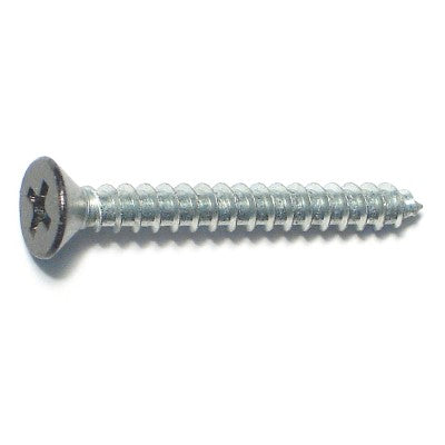 #9 x 1-1/2" Black Painted Steel Phillips Flat Head Hinge Screws