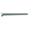 #9 x 3" White Steel Phillips Flat Head Hinge Screws
