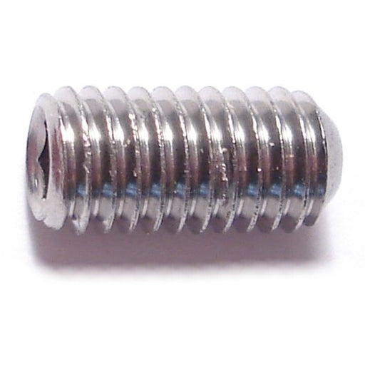 5mm-0.80 x 10mm A2 Stainless Steel Coarse Thread Cup Point Hex Socket Headless Set Screws