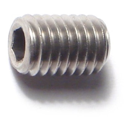 8mm-1.25 x 12mm SA2 Stainless Steel Coarse Thread Cup Point Hex Socket Headless Set Screws