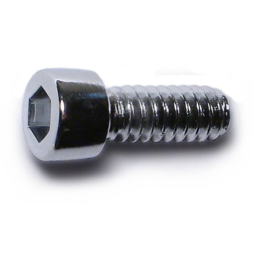 #10-24 x 1/2" Chrome Plated Steel Coarse Thread Smooth Head Socket Cap Screws