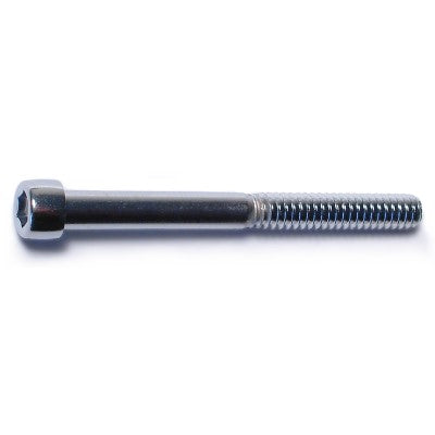#10-24 x 2" Chrome Plated Steel Coarse Thread Smooth Head Socket Cap Screws