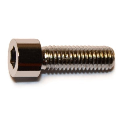 #10-32 x 5/8" Chrome Plated Steel Fine Thread Smooth Head Socket Cap Screws