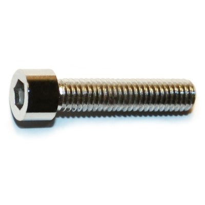 #10-32 x 7/8" Chrome Plated Steel Fine Thread Smooth Head Socket Cap Screws