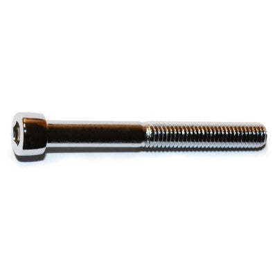 #10-32 x 1-3/4" Chrome Plated Steel Fine Thread Smooth Head Socket Cap Screws