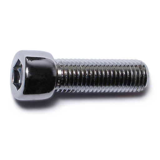 5/16"-24 x 1" Chrome Plated Steel Fine Thread Smooth Head Socket Cap Screws