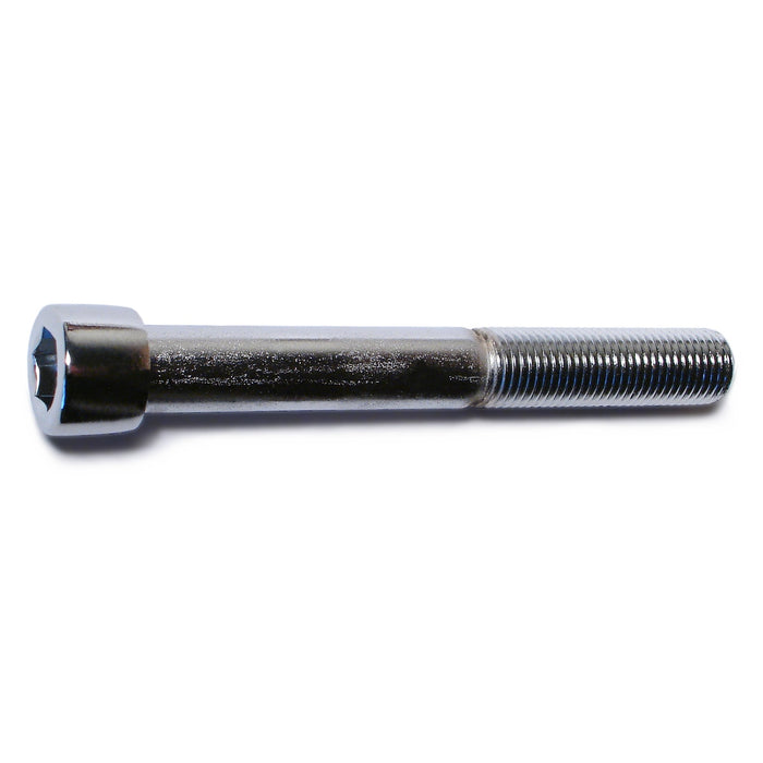 3/8"-24 x 3" Chrome Plated Steel Fine Thread Smooth Head Socket Cap Screws