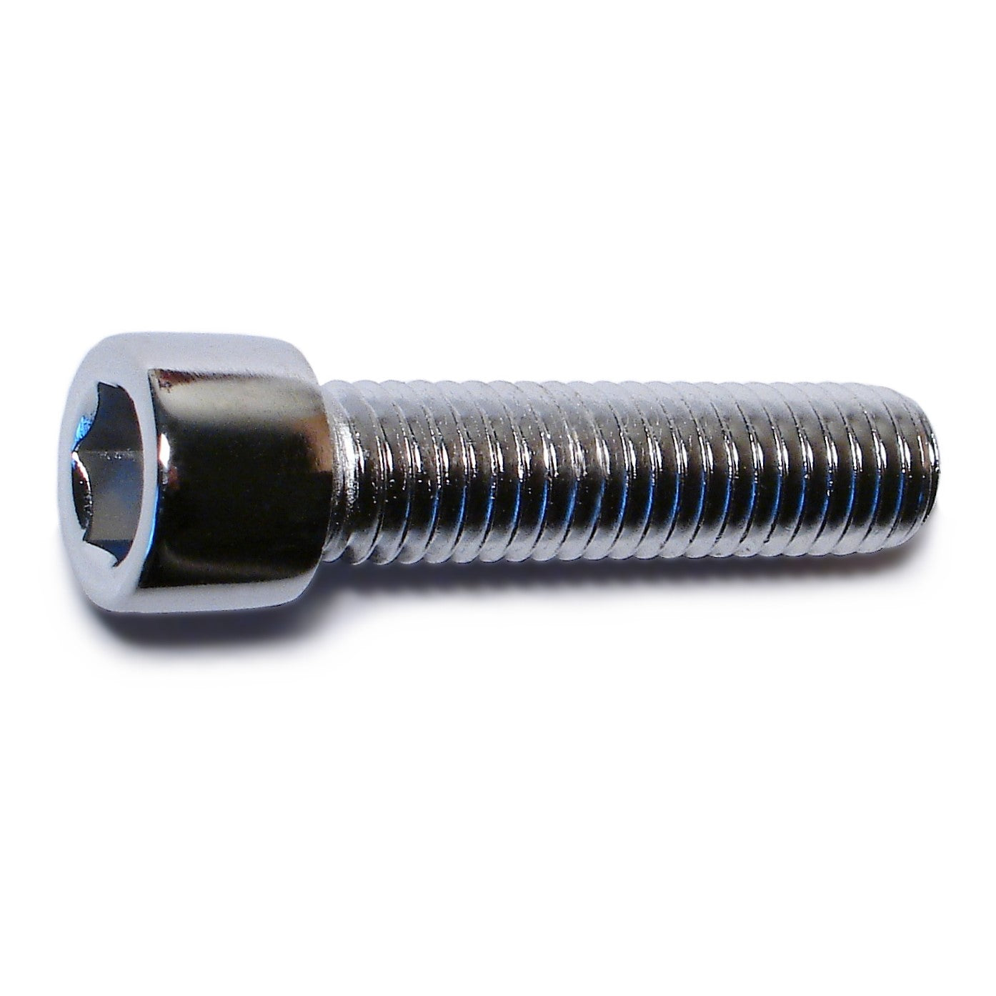7/16"-14 x 1-3/4" Chrome Plated Steel Coarse Thread Smooth Head Socket Cap Screws