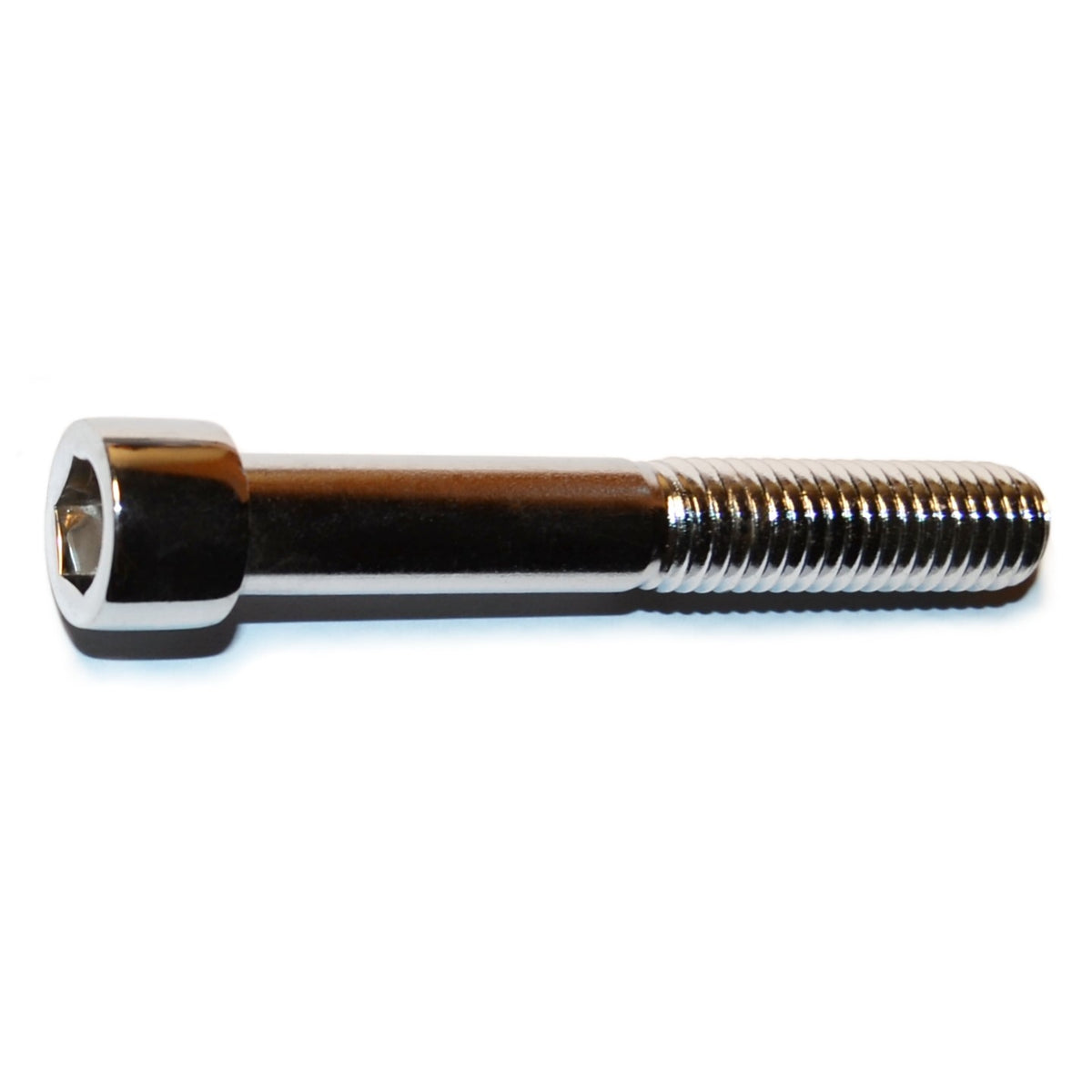 7/16"-14 x 3" Chrome Plated Steel Coarse Thread Smooth Head Socket Cap Screws