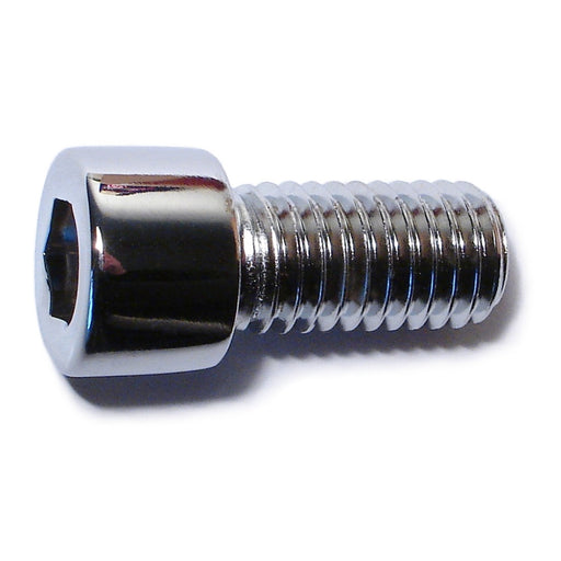 1/2"-13 x 1" Chrome Plated Steel Coarse Thread Smooth Head Socket Cap Screws