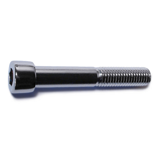 1/2"-13 x 3-1/4" Chrome Plated Steel Coarse Thread Smooth Head Socket Cap Screws