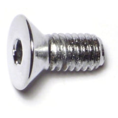 5/16"-18 x 3/4" Chrome Plated Grade 8 Steel Coarse Thread Flat Head Socket Cap Screws
