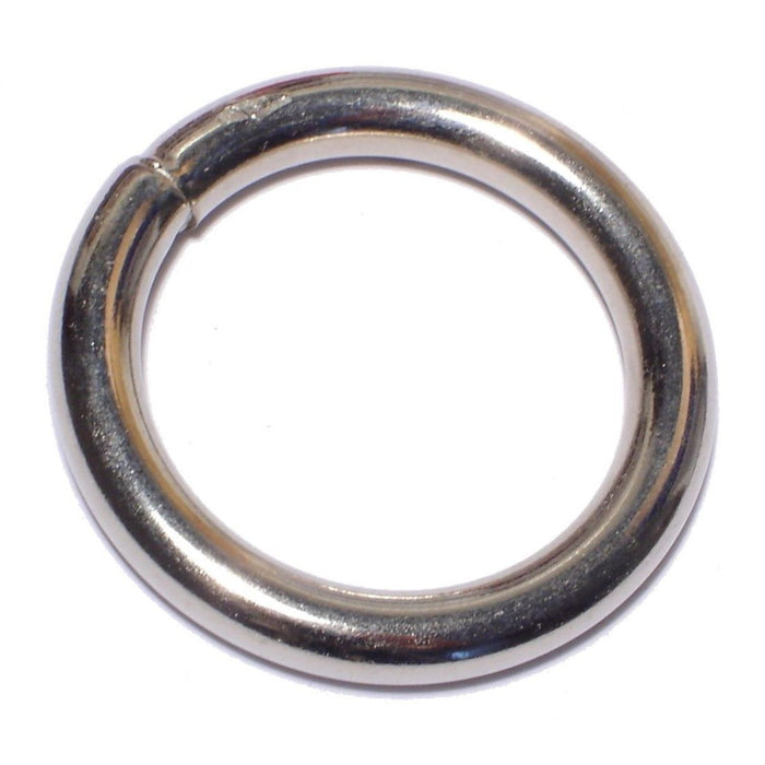 #6 x 1-1/4" Zinc Plated Steel Welded Rings