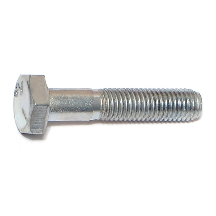 1/4"-28 x 1-1/4" Zinc Plated Grade 5 Steel Fine Thread Hex Cap Screws