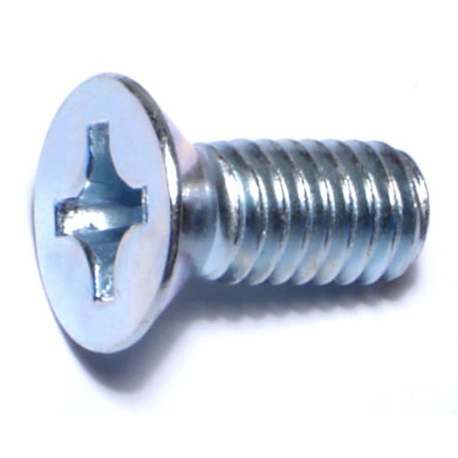 5/16"-18 x 3/4" Zinc Plated Steel Coarse Thread Phillips Flat Head Machine Screws