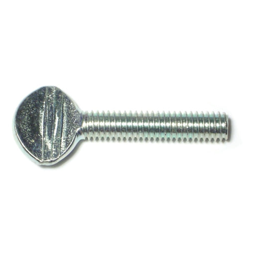 5/16"-18 x 1-1/2" Zinc Plated Steel Coarse Thread Spade Head Thumb Screws