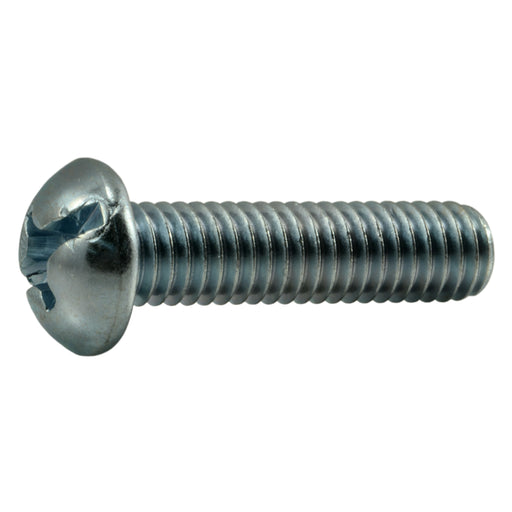 3/8"-16 x 1-1/2" Zinc Plated Steel Coarse Thread Combo Round Head Machine Screws