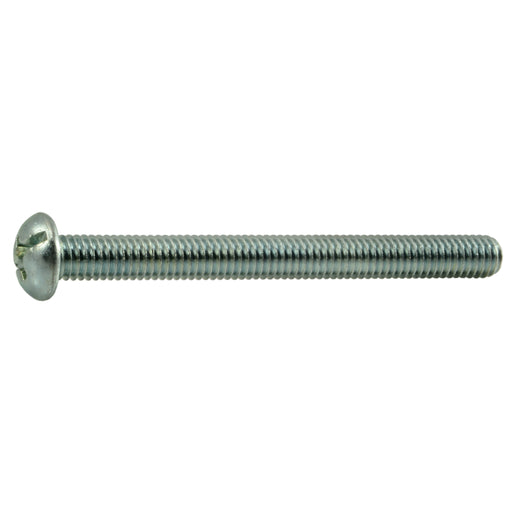 3/8"-16 x 4" Zinc Plated Steel Coarse Thread Combo Round Head Machine Screws