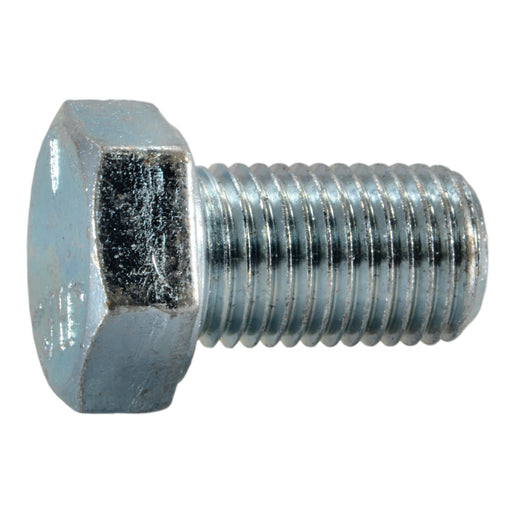 3/8"-24 x 5/8" Zinc Plated Grade 5 Steel Fine Thread Hex Cap Screws