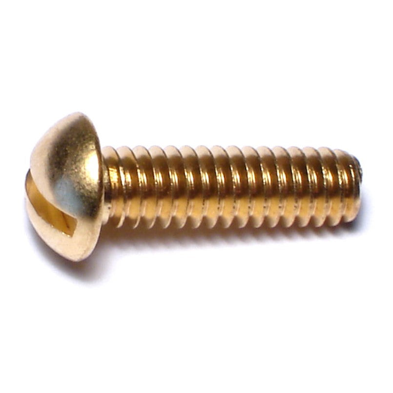 Newport Fasteners #12-24 X 3/4 In Slotted Round Machine Screw, Plain 18 8 Stainless Steel 1000 Pk 253754
