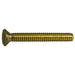 #10-24 x 1-1/2" Brass Coarse Thread Slotted Flat Head Machine Screws