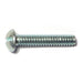 #10-24 x 1" Zinc Plated Steel Coarse Thread Slotted Round Head Machine Screws