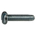 #8-32 x 3/4" Zinc Plated Steel Coarse Thread Slotted Pan Head Thread Cutting Screws