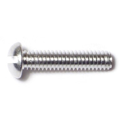 #8-32 x 3/4" Aluminum Coarse Thread Slotted Round Head Machine Screws