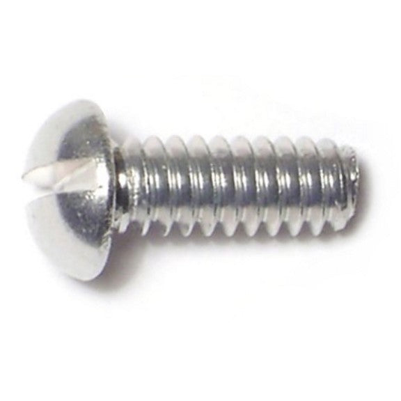 #10-24 x 1/2" Aluminum Coarse Thread Slotted Round Head Machine Screws