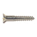 #6 x 7/8" Zinc Plated Steel Slotted Flat Head Wood Screws
