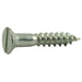 #4 x 5/8" Zinc Plated Steel Slotted Flat Head Wood Screws