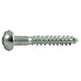 #4 x 3/4" Zinc Plated Steel Slotted Round Head Wood Screws