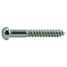 #4 x 7/8" Zinc Plated Steel Slotted Round Head Wood Screws