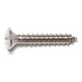 #8 x 1" 18-8 Stainless Steel Slotted Oval Head Sheet Metal Screws