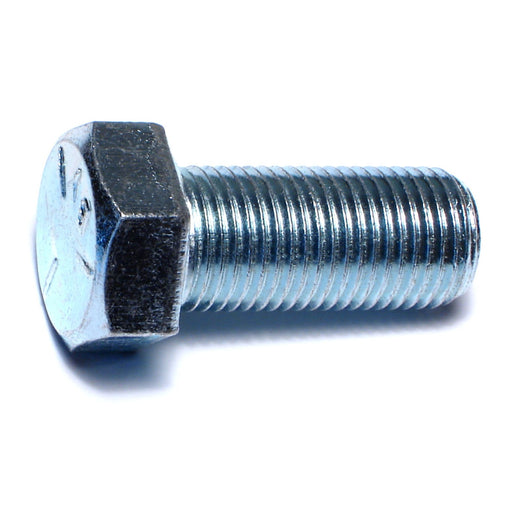 9/16"-18 x 1-1/4" Zinc Plated Grade 5 Steel Fine Thread Hex Cap Screws