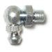 1/4"-28 Zinc Plated Steel Fine Thread 90 Degree Angle Grease Fittings