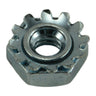 #6-32 Zinc Plated Grade 2 Steel Coarse Thread Kep Lock Nuts