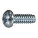 #6-32 x 3/8" Zinc Plated Steel Coarse Thread Phillips Round Head Machine Screws