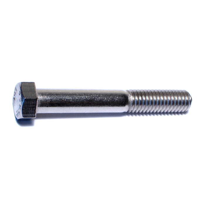 7/16"-14 x 3" 18-8 Stainless Steel Coarse Thread Hex Cap Screws