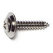 #10 x 1" Steel Phillips Oval Trim Washer Head Sheet Metal Screws