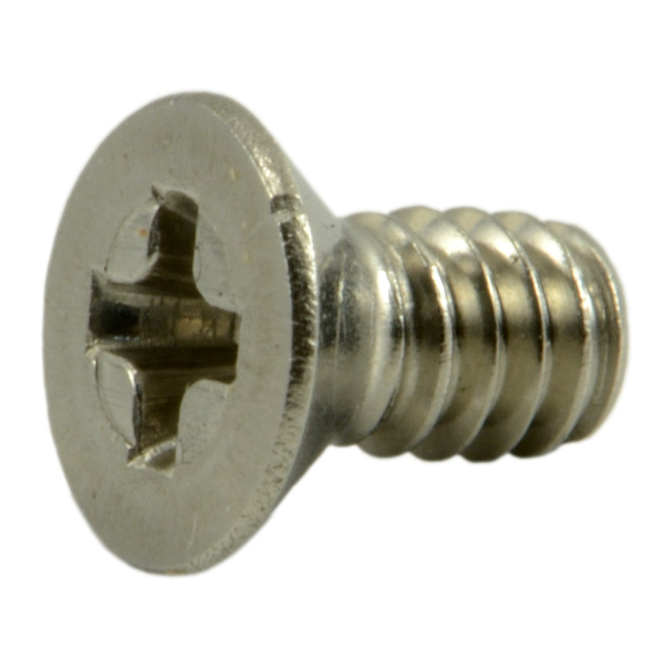 #3-48 x 3/16" 18-8 Stainless Steel Coarse Thread Phillips Flat Head Machine Screws