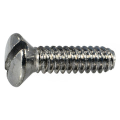 #6-32 x 1/2" Chrometint Steel Coarse Thread Slotted Oval Head Switch Plate Screws