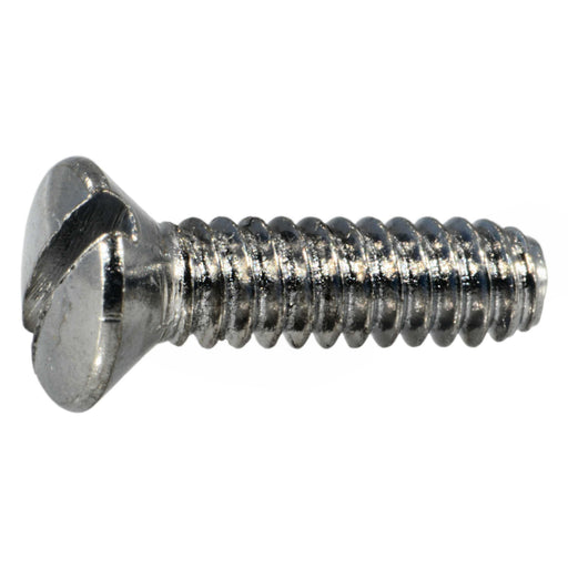 #6-32 x 1/2" Chrometint Steel Coarse Thread Slotted Oval Head Switch Plate Screws