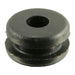 1/8" x 11/32" x 3/16" x 1/16" Black Rubber Grommets