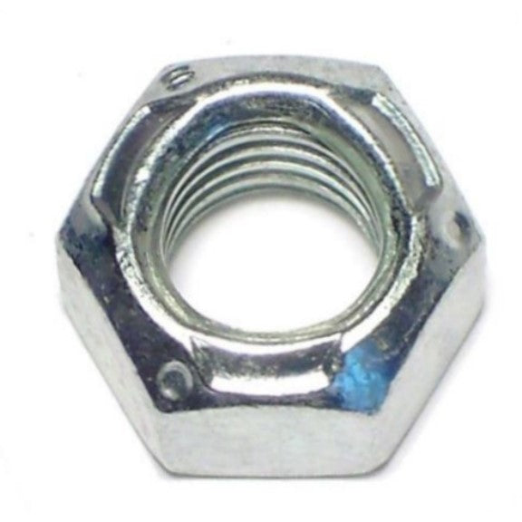 3/8"-16 Zinc Plated Grade 2 Steel Coarse Thread Lock Nuts