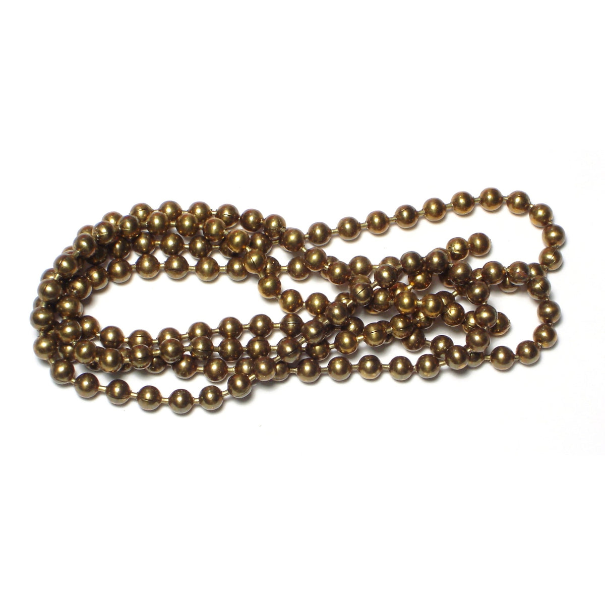 #10 x 3/16" x 3' Brass Ball Chains