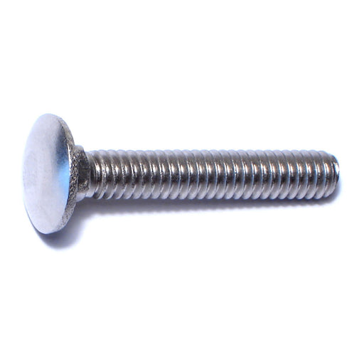 1/4"-20 x 1-1/2" 18-8 Stainless Steel Coarse Thread Carriage Bolts