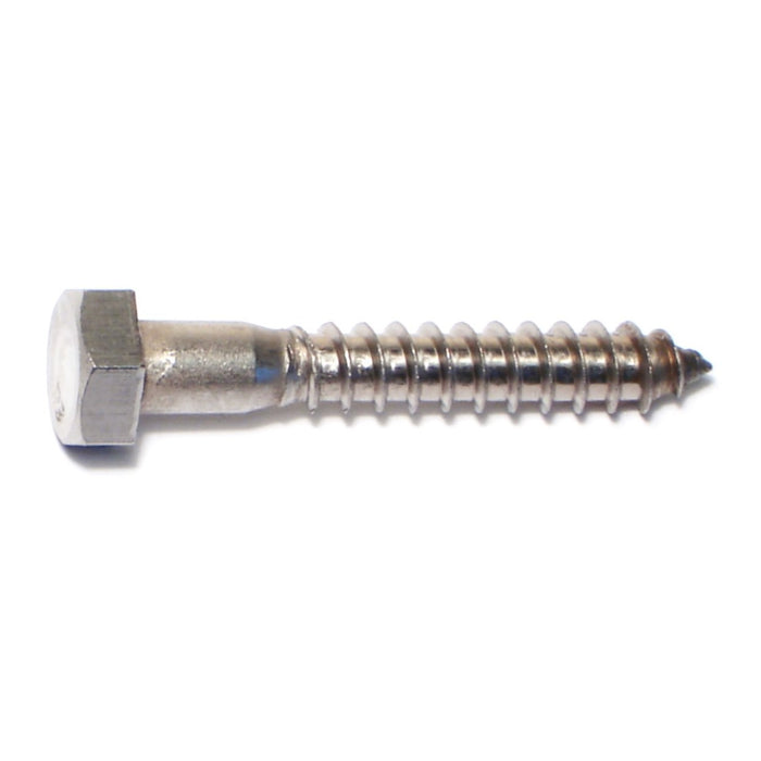 5/16" Hex Head Lag Screws - Stainless Steel 18-8 Grade, All Lengths & Quantities Available