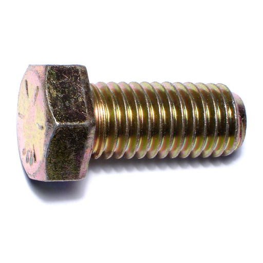 9/16"-12 x 1-1/4" Zinc Plated Grade 8 Steel Coarse Thread Hex Cap Screws