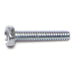 #6-32 x 3/4" Zinc Plated Steel Coarse Thread Slotted Indented Hex Head Machine Screws